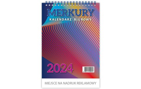 Kalendarz biurowy MERKURY 2025 (H5) TELEGRAPH