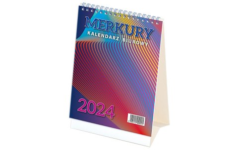 Kalendarz biurowy MERKURY 2025 (H5) TELEGRAPH