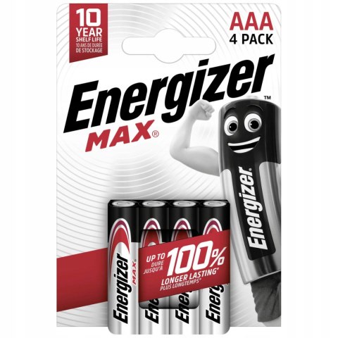 Bateria alkaliczna MAX ENERGIZER LR3/AAA (4szt)