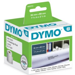 Etykieta DYMO 36mm x 89mm białe 1983172 1 rolka 260 etykiet