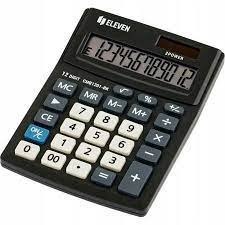 Eleven Kalkulator biurowy CMB1201-BK Business Line, 12-cyfrowy, 137x102mm, czarny