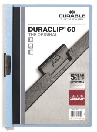 Skoroszyt DURACLIP 60 2209/06 niebieski DURABLE