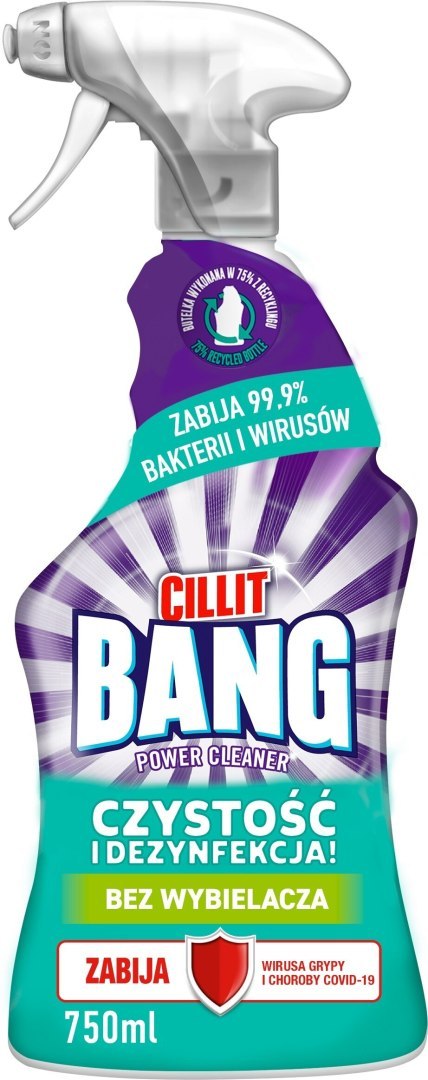 CILLIT BANG Płyn Czystość i Dezynfekcja w sprayu 750ml 009657