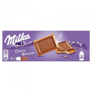 Ciastka MILKA CHOCO BISCUIT herbatniki z czekoladą mleczną z mleka alpejskiego 150g