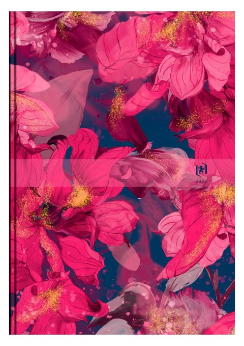 Kalendarz Oxford Flowers 15x21 2025 Mix 400189673 dzienny