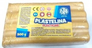 Plastelina metaliczna Astra 500g złota, 303117014