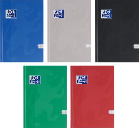 Brulion Oxford Esse szyty A5 96 kartek 90 g kratka 5x5 mm 400174961