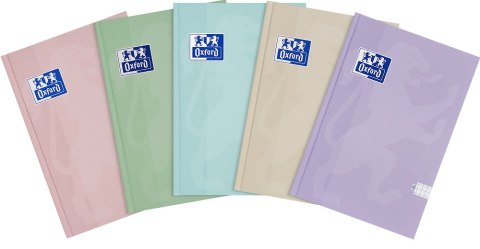 Brulion Oxford Touch Pastelowy A5 96 kartek 90 g kratka 5x5 mm 400175292