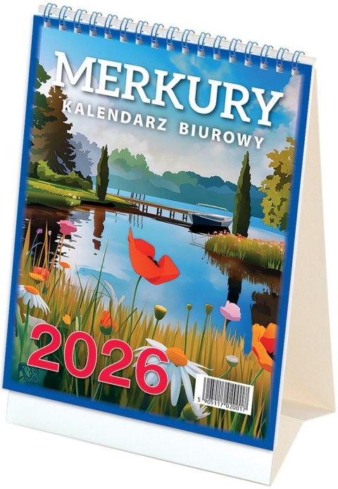 Kalendarz biurowy MERKURY 2026 (H5) TELEGRAPH