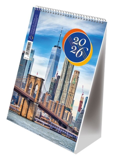 Kalendarz ze spiralką A5 - pionowy 2026 Michalczyk i Prokop T-101-3-24