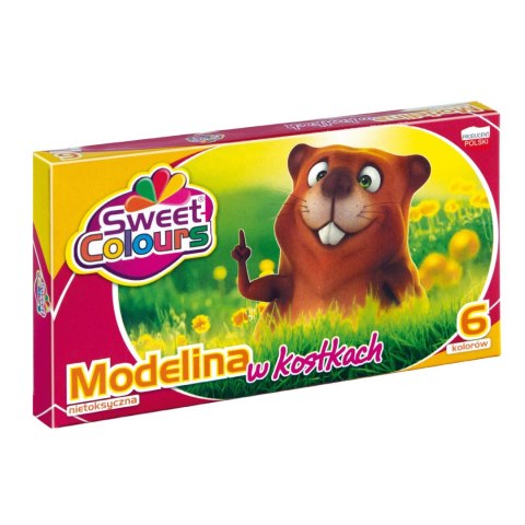 Modelina 6 kolorów Sweet Colours 01419 KOMA-PLAST