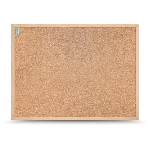 Tablica korkowa MEMOBE SMART, rama drewniana, 60x40 cm
