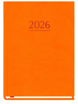 Terminarz MARTA B6 2026 - pomarańczowy Michalczyk i Prokop T-215V-P 120x165mm kalendarz 1 tydzień na 2 stronach