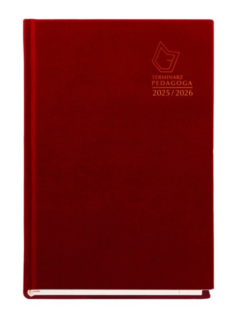 Terminarz PEDAGOGA 2025/2026 BORDO A5 T-150V-B Michalczyk i Prokop