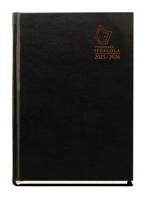 Terminarz PEDAGOGA 2025/2026 CZARNY A5 T-150V-V Michalczyk i Prokop
