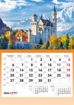 Terminarz Ścienny 2026 Michalczyk i Prokop T-107S-1 kalendarz jednodzielny