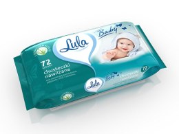 Chusteczki nawilżane z aloesem Białe 72 szt. LULA