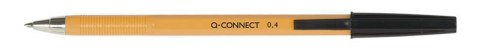 Długopis Q-CONNECT z wymiennym wkładem 0,4mm (linia), czarny KF34046