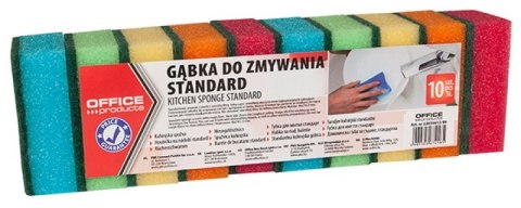 Gąbka do zmywania Standard, 10szt., mix kolorów, typu OFFICE PRODUCTS 22035612-99