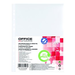 Koszulki na dokumenty A4 PP groszkowe BUDGET 100szt. OFFICE PRODUCTS 21141155-90