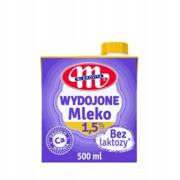 Mleko WYDOJONE UHT bez laktozy 1,5% 0.5l