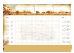 Terminarz - Planer A2 z listwą 2026 Auto Michalczyk i Prokop T-1-A2-6 kalendarz biuwar