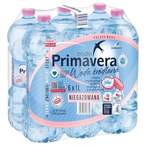 Woda PRIMAVERA 0.5l niegazowana zgrzewka 6 szt.