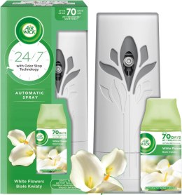 AIR WICK odświeżacz automat.doz.+wkład 250ml Białe Kwiaty 073133 /3591