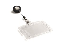 Identyfikator, etui na dwie karty ID HARTBOX (10) z mechanizmem ściągającym 822419 DURABLE