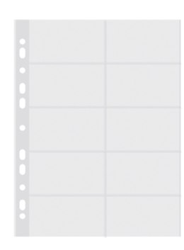 Koszulka na wizytówki DONAU A4 (10) 60mic 1716001PL-00