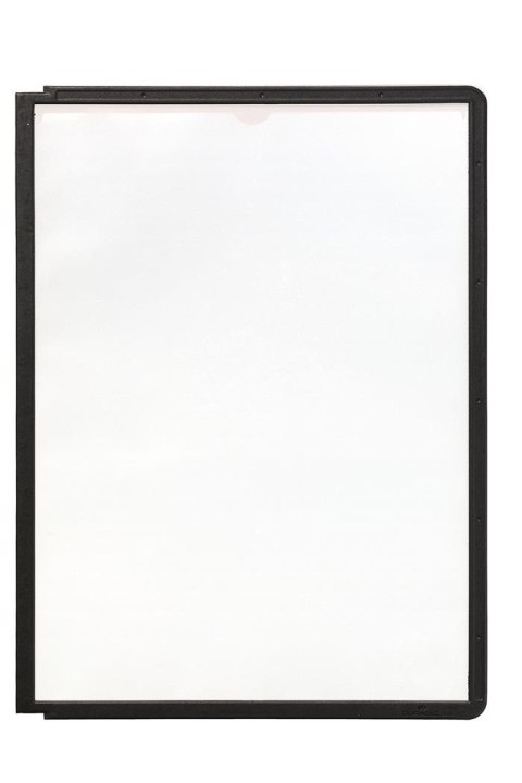 Panele prezentacyjne czarne (5) ramka SHERPA 5606-01 DURABLE