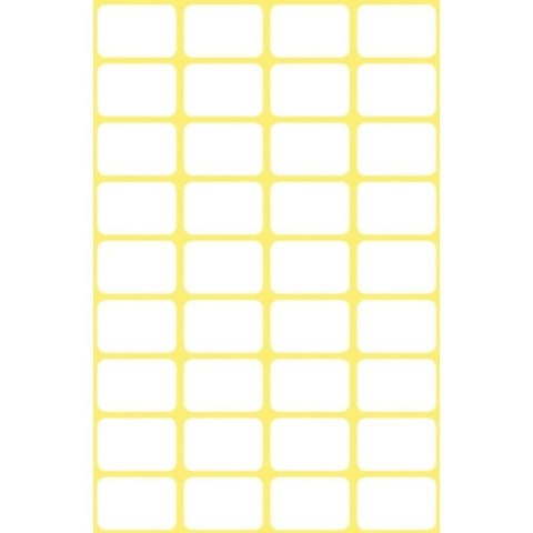 Białe minietykiety do opisywania ręcznego, 72 etyk./op., 38 x 18 mm, białe, AVERY ZWECKFORM, 3077
