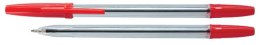 Długopis OFFICE PRODUCTS, 1,0mm, czerwony, 17015211-04