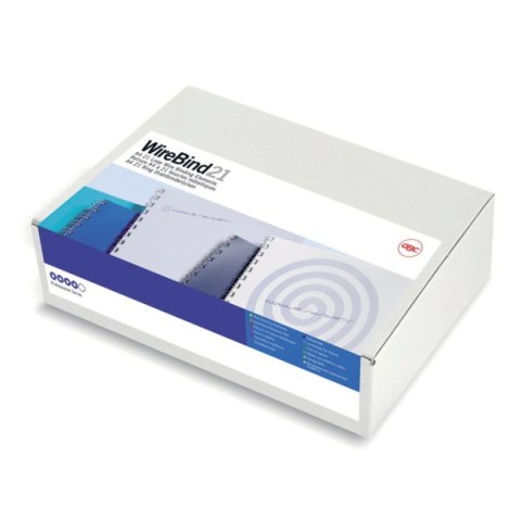 Grzbiety drutowe GBC A4 21L 6mm białe (100szt) IB165085 SALE