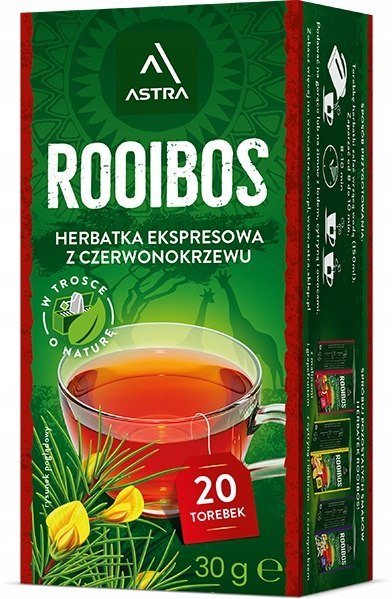 Herbata ASTRA rooibos 20t czerwona