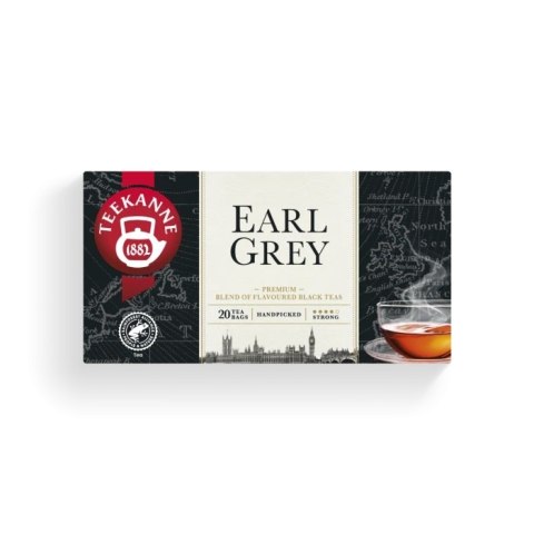 Herbata TEEKANNE Earl Grey 20 kopert czarna