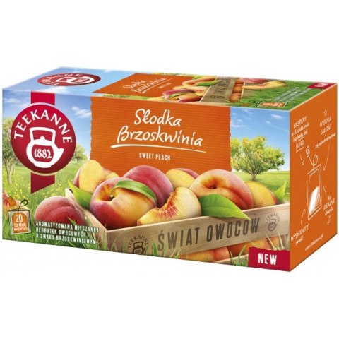 Herbata TEEKANNE World of Fruits, Słodka Brzoskwinia, 20 kopert, SP-067824