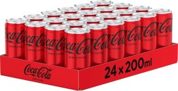 Napój COCA COLA ZERO 0.2L PUSZKA (24szt.) KAUCJA