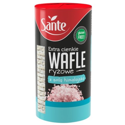 Wafle ryżowe z solą himalajską extra cienkie 110g SANTE