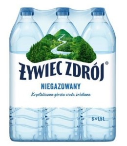 Woda ŻYWIEC ZDRÓJ 1.5l niegazowana zgrzewka 6 szt. KAUCJA