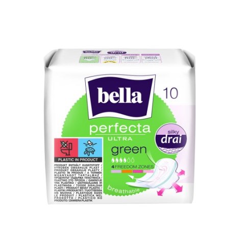 BELLA Podpaski higieniczne Perfekt Ultra Green (10)