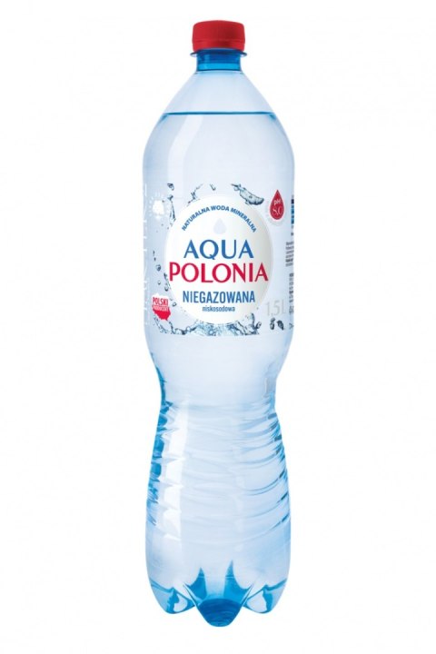 BEZ KAUCJI Woda AQUA POLONIA niegazowana 1.5L zgrzewka 6 szt.