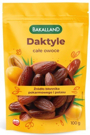 Daktyle suszone bez pestek 100g BAKALLAND