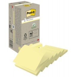 Bloczek samoprzylepny Post-it Z-Notes Żółte 76x76mm 16 bloczków po 100 karteczek harmonijkowe SALE