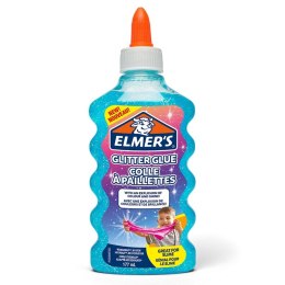 Elmers klej brokatowy, niebieski, zmywalny i przyjazny dzieciom, 177ml, 2077252 .