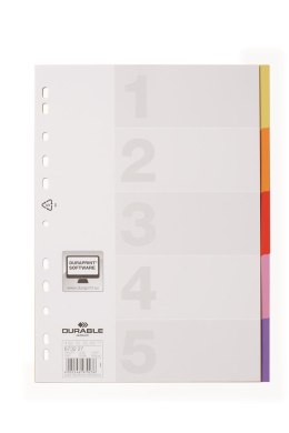 Przekładki VARICOLOR 1-5, A4, z PP 6732-27 DURABLE