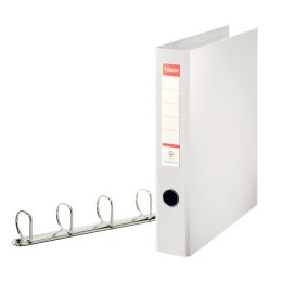 Segregator ringowy Esselte, A4 Combi z 4 kółkami, grzbiet 62 mm, 30% PP z recyklingu, biały 82400