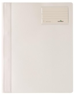 Skoroszyt A4 z kolorową okładką,rozszerz. PCW biały 250002 DURABLE