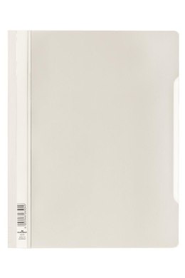 Skoroszyt twardy A4 z przezroczystą okładką, standardowy z PVC, biały, 257002 DURABLE