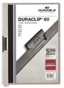 Skoroszyt DURABLE DURACLIP Original 60 szary 2209 -10 (X)